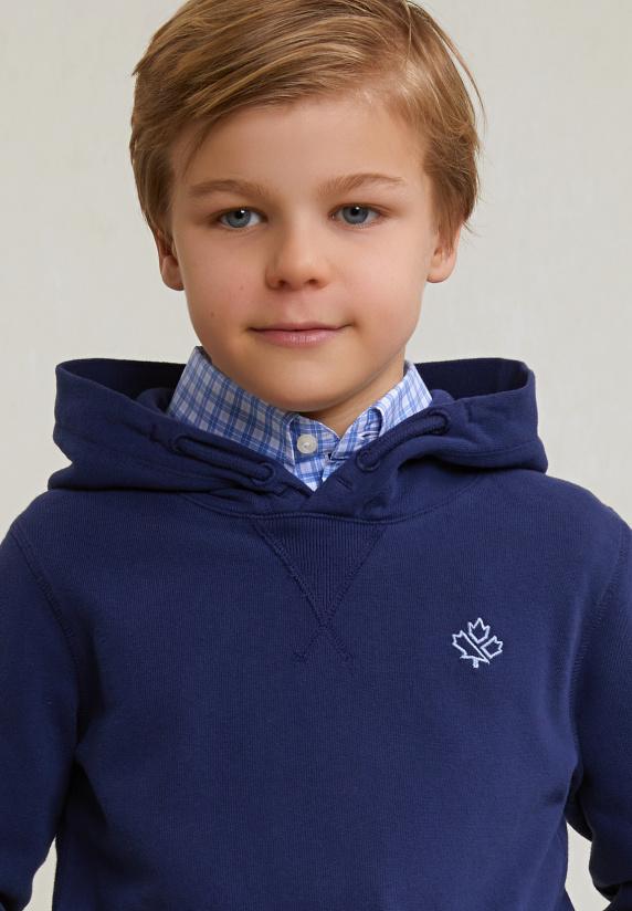 River Woods Fancy Katoenen Kaptrui Deep Ocean