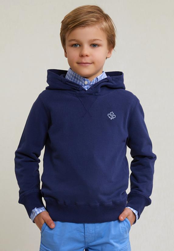 river woods Fancy katoenen kaptrui deep ocean