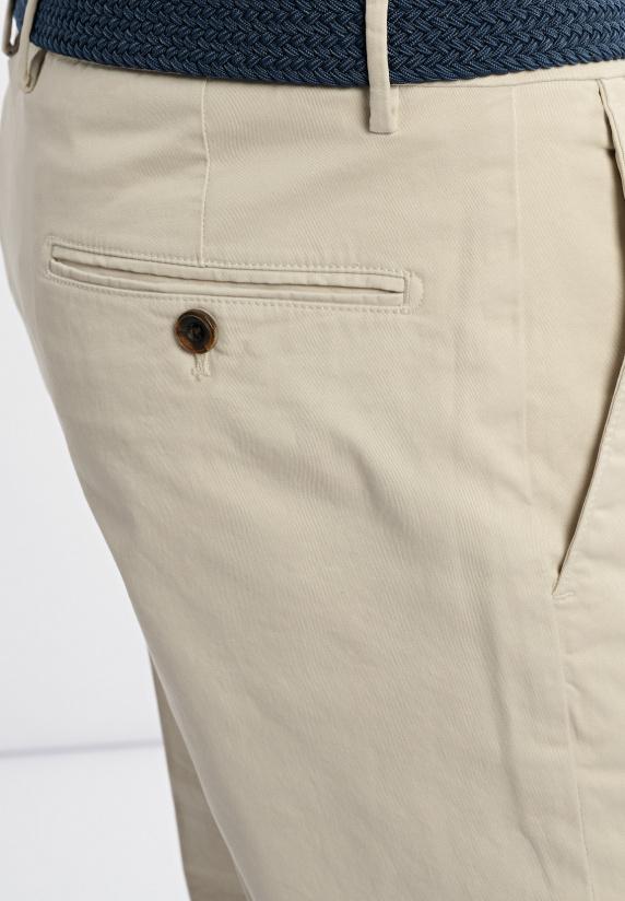 River Woods Fancy Katoenen Stretch Chinobroek Sand