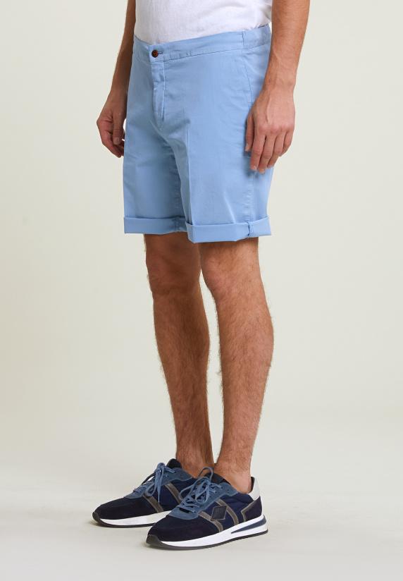 river woods Fancy katoenen stretch short stone