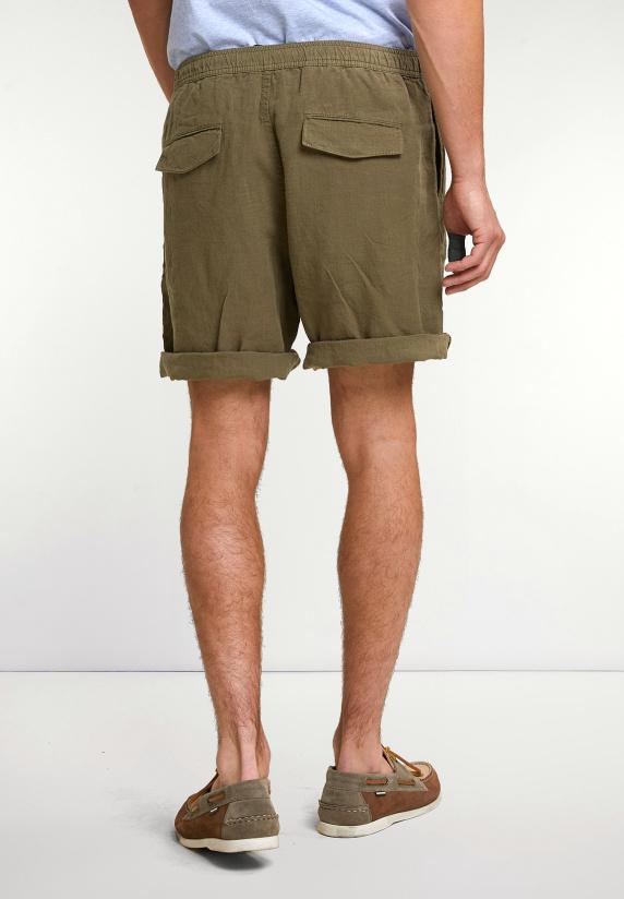 River Woods Fancy Linnen Short Kaki