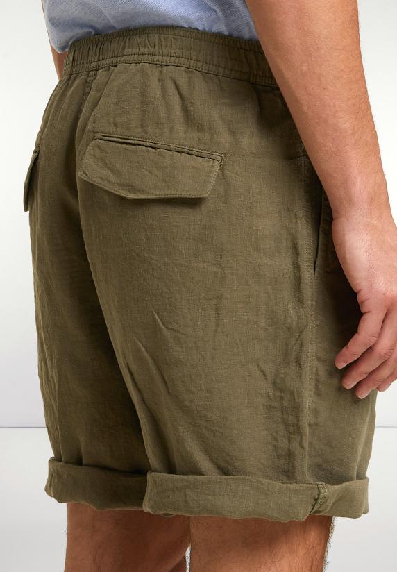 River Woods Fancy Linnen Short Kaki