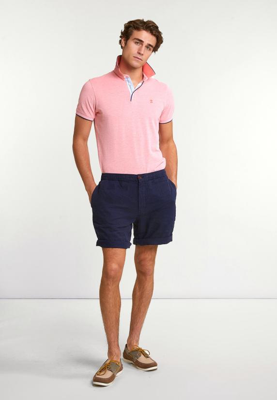 River Woods Fancy Linnen Short Oxford Blue