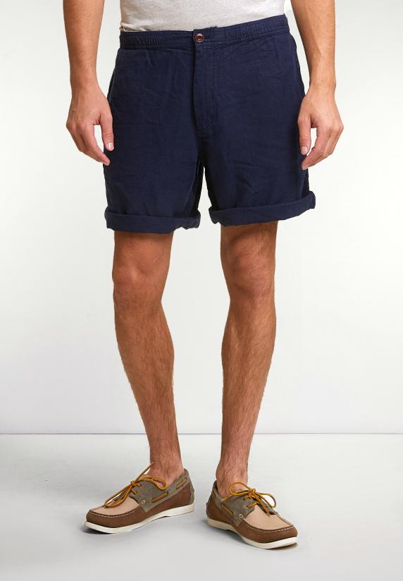 river woods Fancy linnen short oxford blue