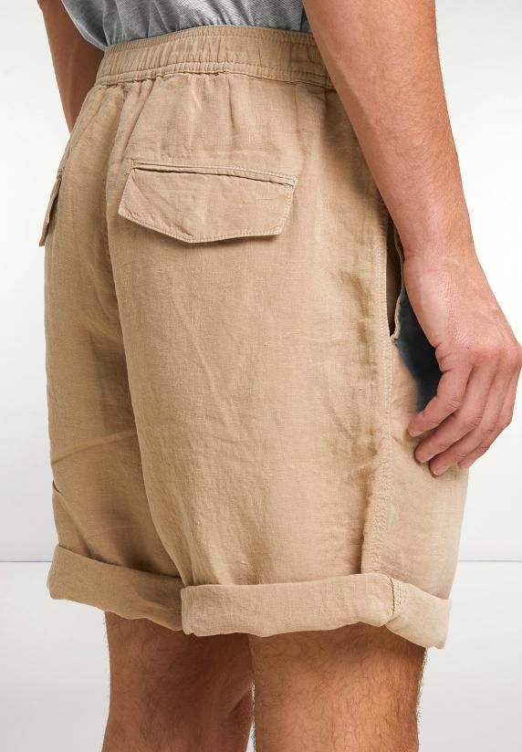 River Woods Fancy Linnen Short Taupe