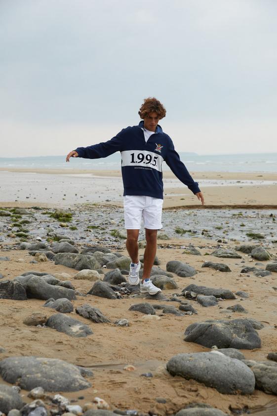 River Woods Fancy Rugbytrui Navy