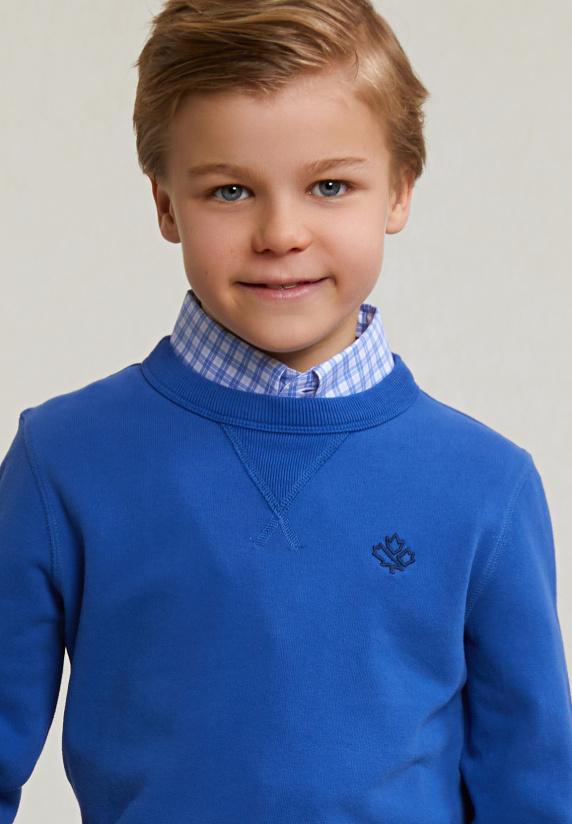 River Woods Fancy Trui Ronde Hals Blueberry