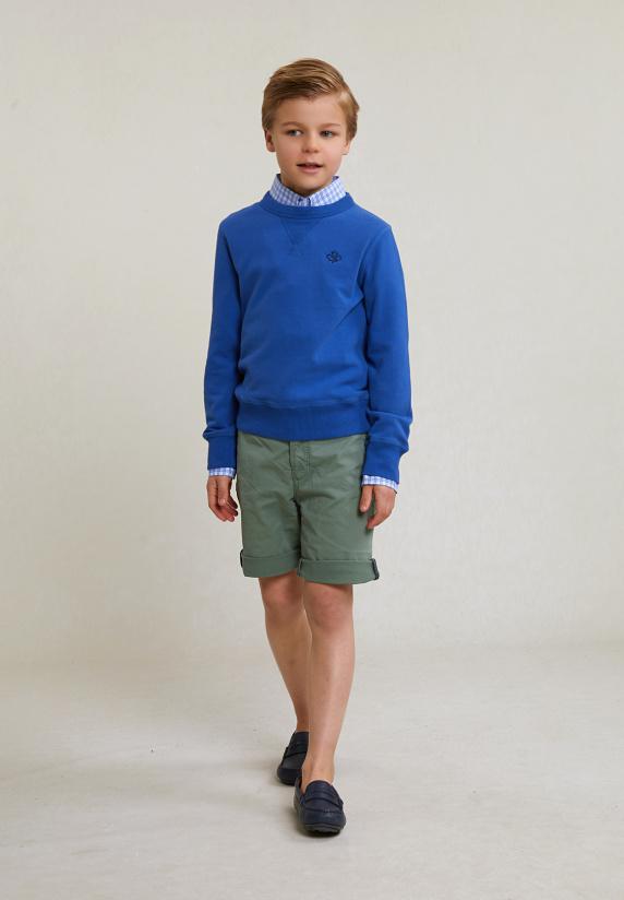 River Woods Fancy Trui Ronde Hals Blueberry