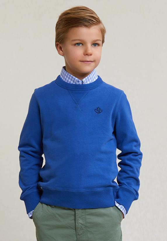 river woods Fancy trui ronde hals blueberry