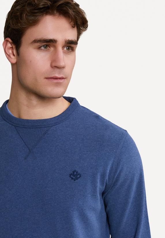 River Woods Fancy Trui Ronde Hals Denim Mix