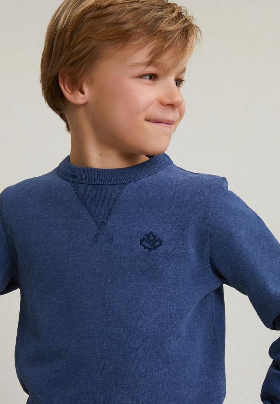 River Woods Fancy Trui Ronde Hals Denim Mix