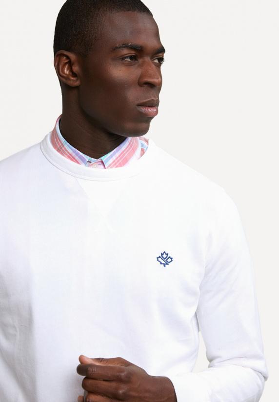 River Woods Fancy Trui Ronde Hals écru