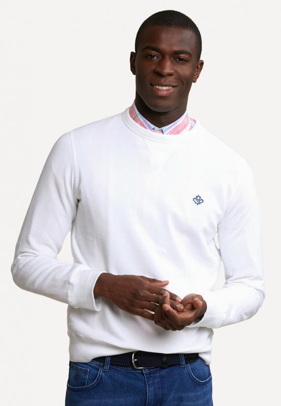 river woods Fancy trui ronde hals écru