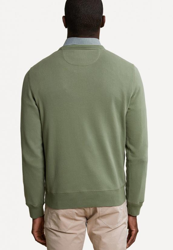 River Woods Fancy Trui Ronde Hals Kaki