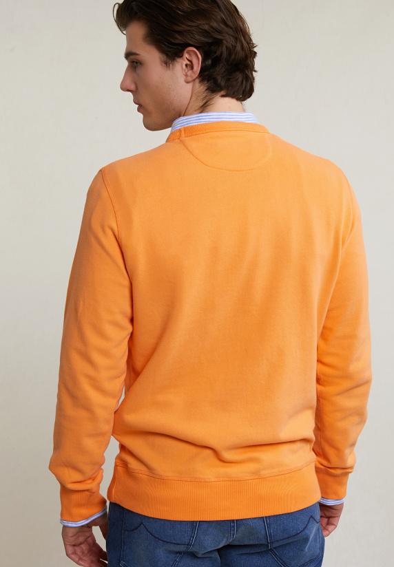 River Woods Fancy Trui Ronde Hals Peach