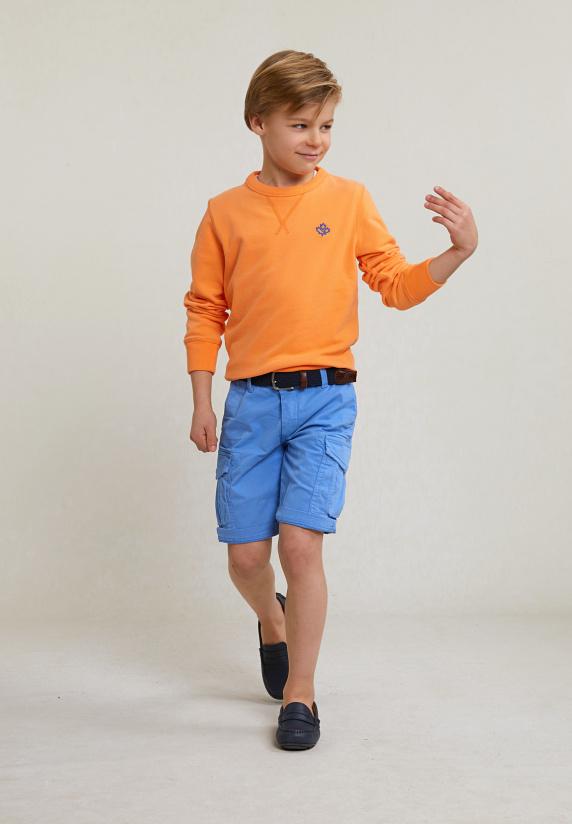 River Woods Fancy Trui Ronde Hals Peach