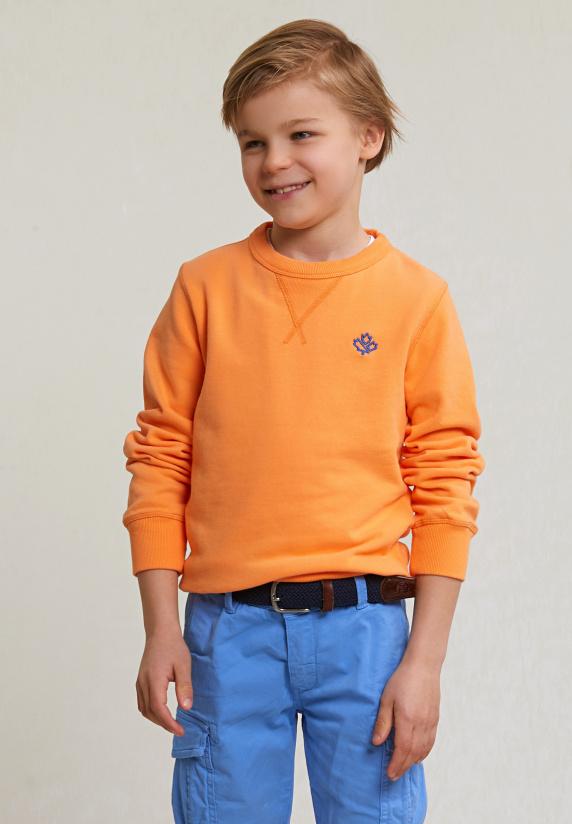 river woods Fancy trui ronde hals peach