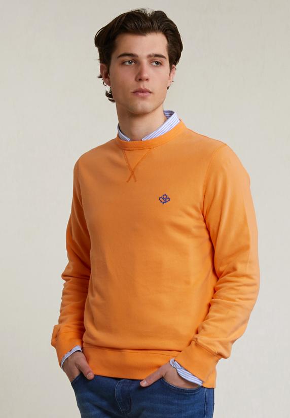 river woods Fancy trui ronde hals peach