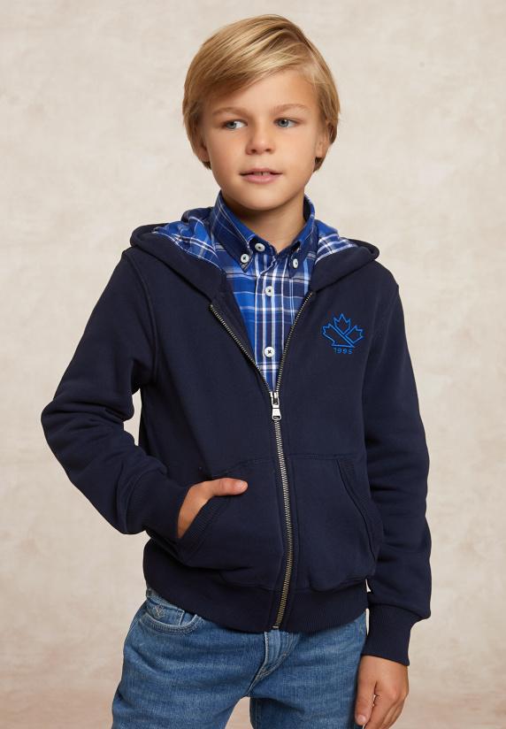 river woods Fantasie fleece hoodie admiral