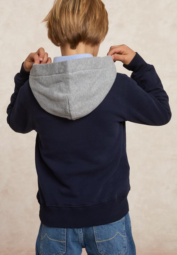 River Woods Fantasie Fleecetrui V-hals Admiral