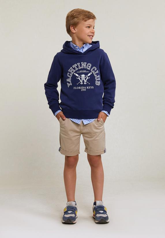 River Woods Fantasie Kaptrui Deep Ocean