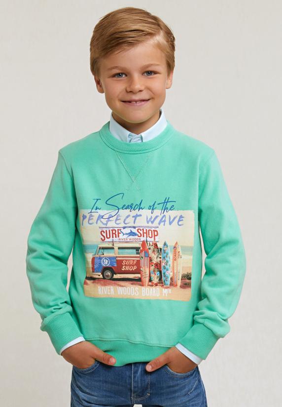 river woods Fantasietrui ronde hals chewing gum