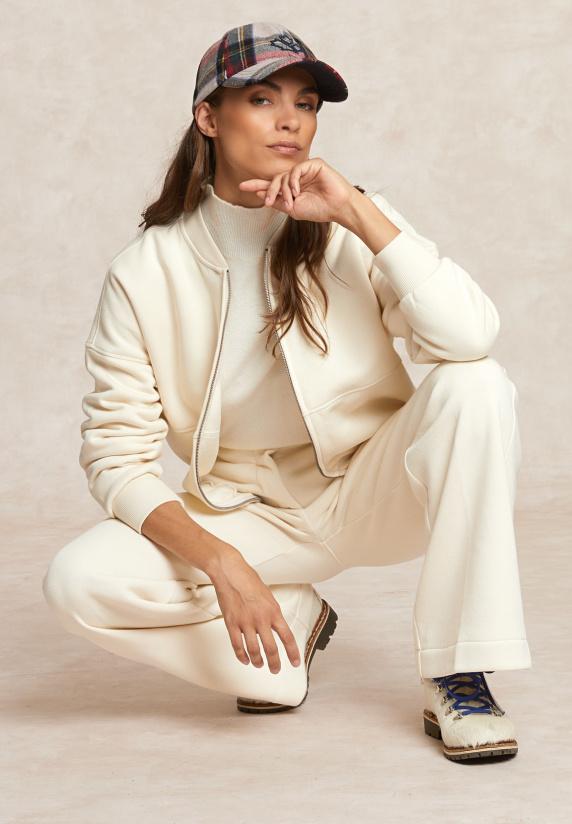 River Woods Fleecebroek écru