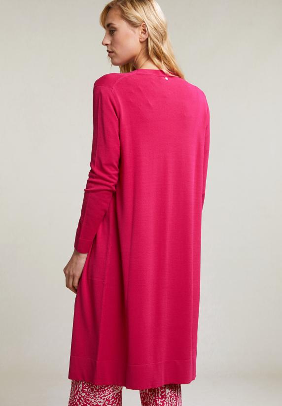 River Woods Fuchsia Lange Cardigan Lange Mouwen