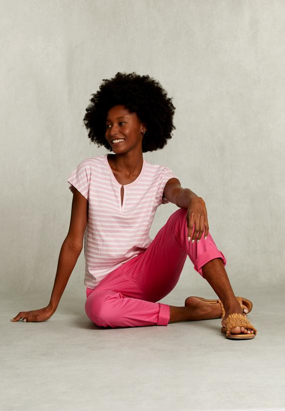 River Woods Fushia Basic Broek