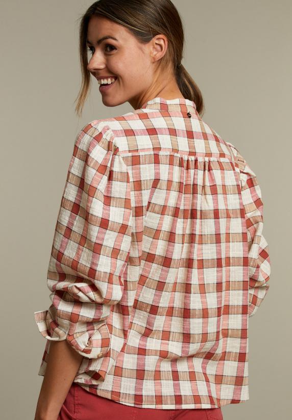 River Woods Geruit Hemd Met Lange Mouwen