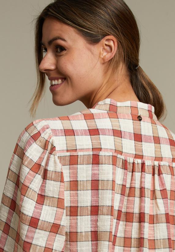 River Woods Geruit Hemd Met Lange Mouwen