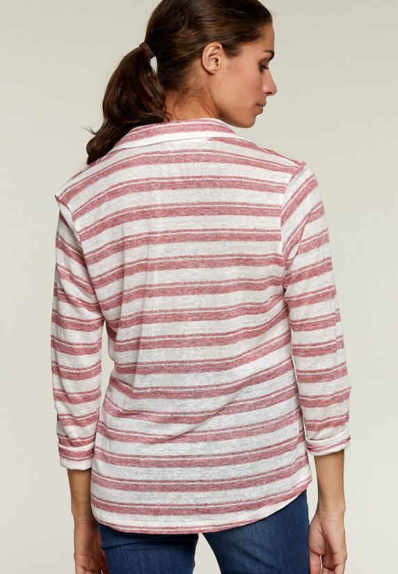 River Woods Gestreepte Blouse Met Lange Mouwen