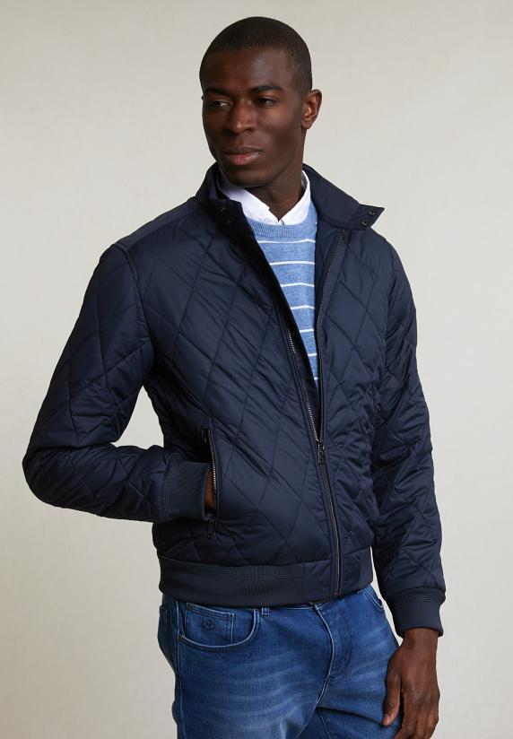River Woods Gewatteerde Blouson Navy