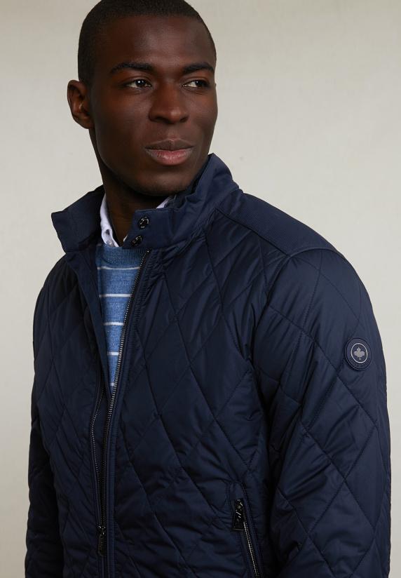 River Woods Gewatteerde Blouson Navy