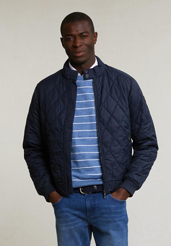 River Woods Gewatteerde Blouson Navy