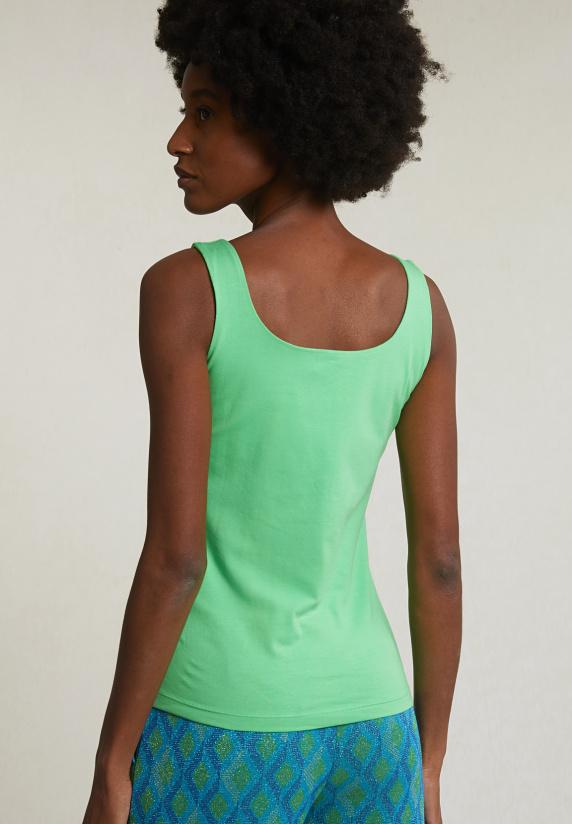 River Woods Groen Basic Stretch Topje