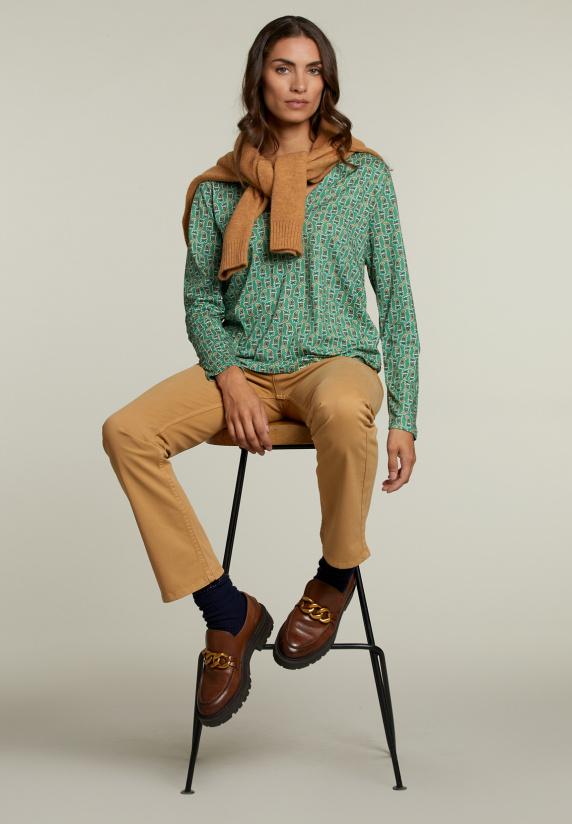 River Woods Groen/oranje Fantasie T-shirt