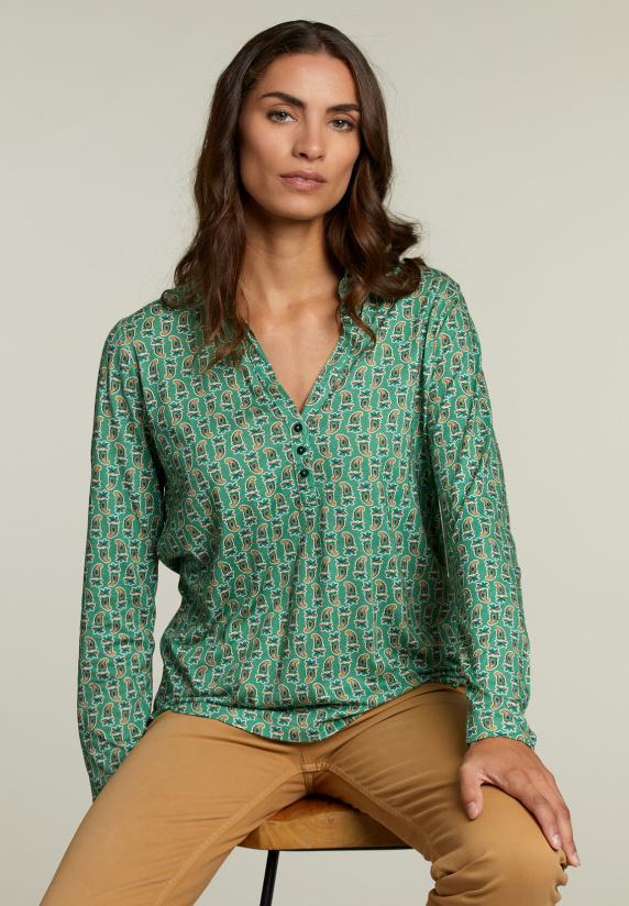 river woods Groen/oranje fantasie T-shirt