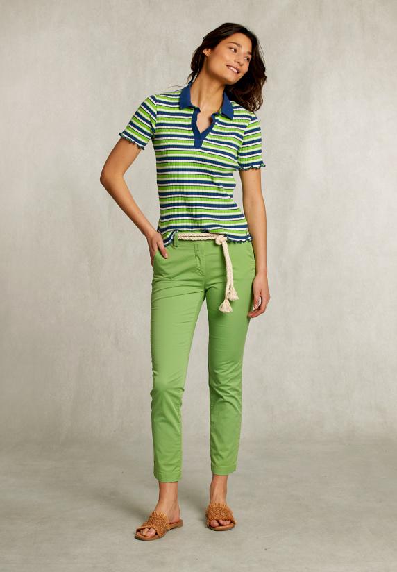 River Woods Groene Basic Broek