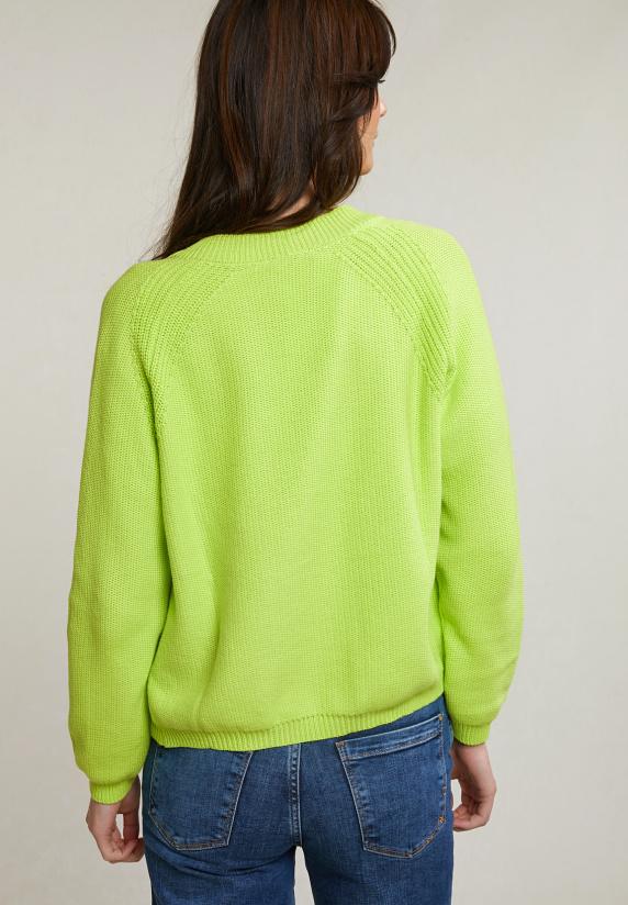 River Woods Groene Basic Cardigan Lange Mouwen