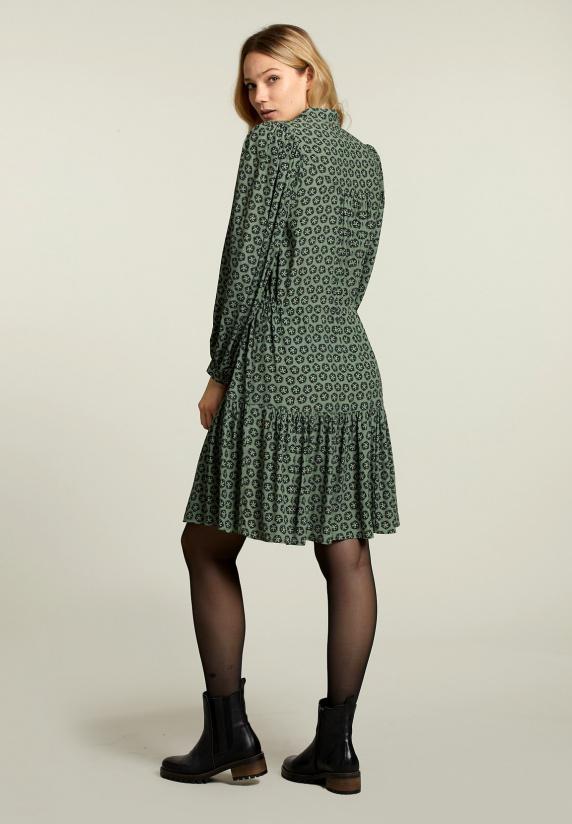 River Woods Groene Fantasiejurk V-hals