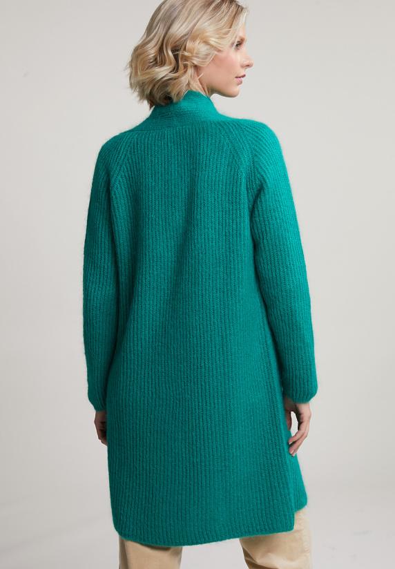 River Woods Groene Lange Cardigan Lange Mouwen