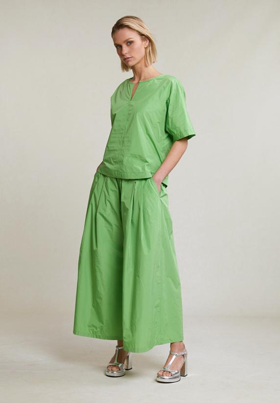 River Woods Groene V-hals Blouse