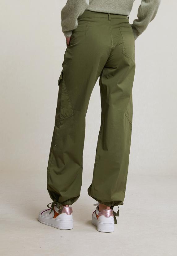 River Woods Kaki Stretch Broek Opgestikte Zakken