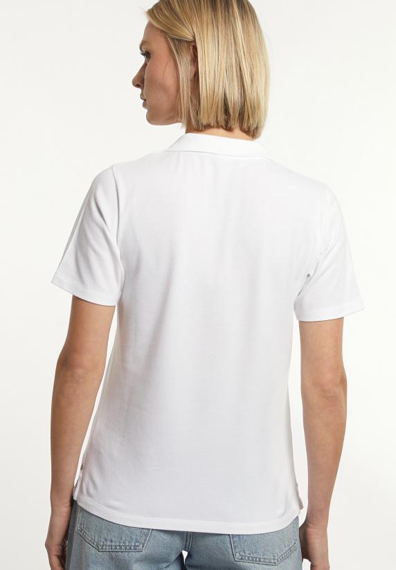 River Woods Katoenen Basic Polo Korte Mouwen Wit