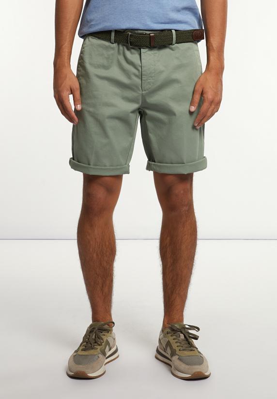 river woods Katoenen basic stretch chinoshort moss