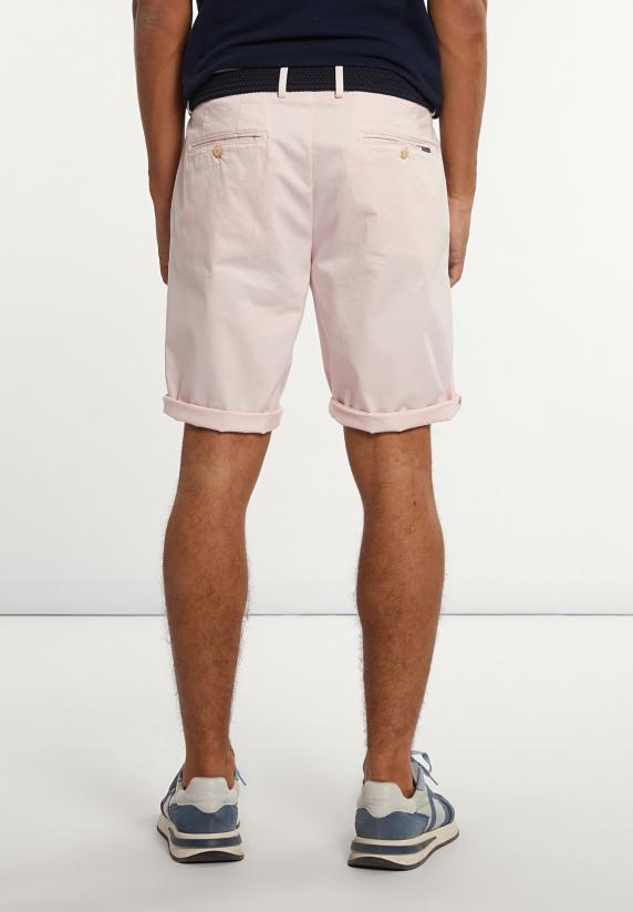 River Woods Katoenen Basic Stretch Chinoshort Roze