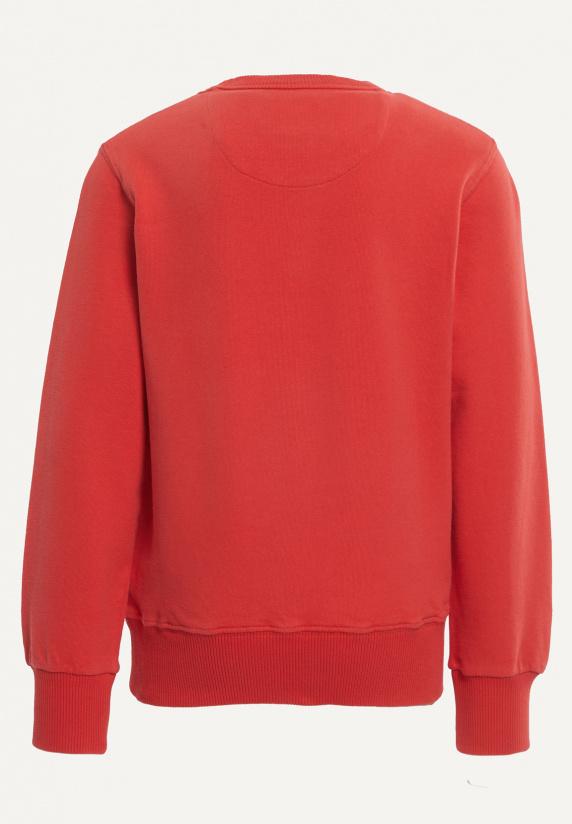 River Woods Katoenen Basic Trui Ronde Hals Punch