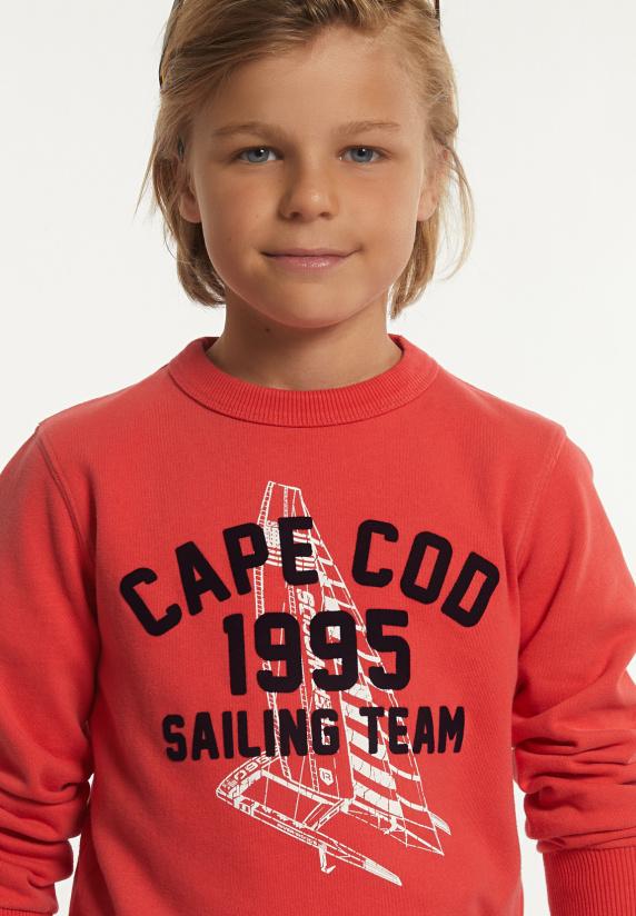 River Woods Katoenen Basic Trui Ronde Hals Punch