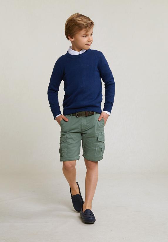 River Woods Katoenen Cargo Short Stretch Equator